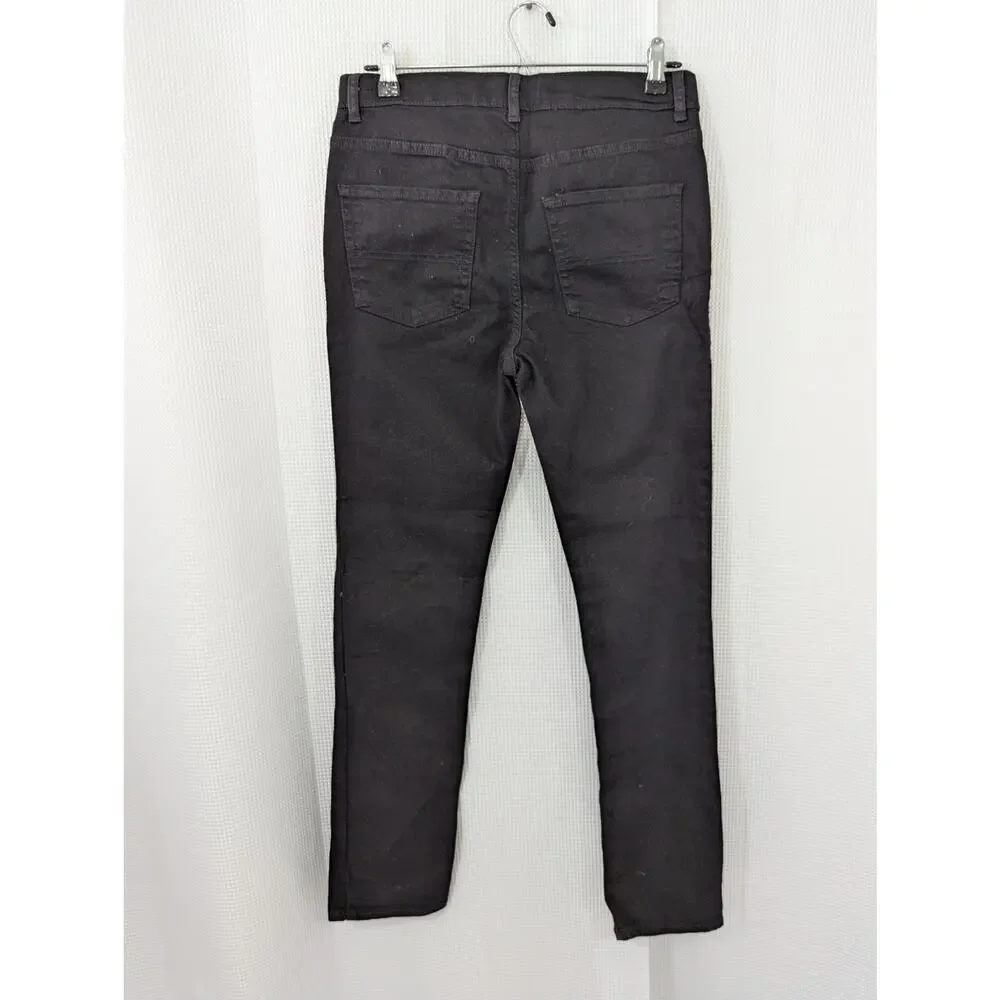 NWT@$97! THE CHILDRENS PLACE! RICH BLACK DENIM STRETCH SKINNY JEANS! SZ 18